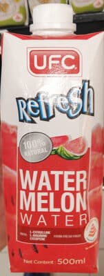 UFC Refresh 100% Watermelon Water
