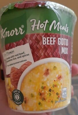 Knorr Hot Meals Beef Goto Mix