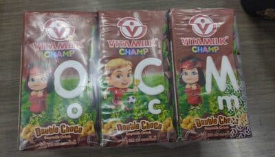 Vitamilk Champ Double Choco Tetra 6s x