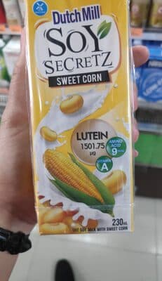 Dutch Mill Soy Secretz UHT Soy Milk with Sweet Corn