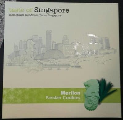 Merlion Pandan Cookies