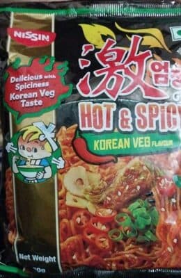 Nissin Hot and Spicy Korean Veg