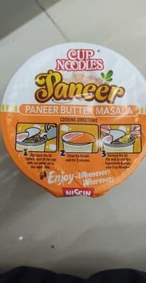 Nissin Cup Noodle Paneer Butter Masala