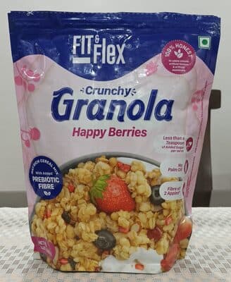 Fit & Flex Crunchy Granola Happy Berries