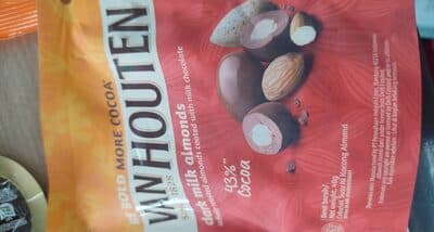 Van Houten Dark Milk Almonds