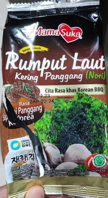 Mama Suka Rumput Laut Kering Panggang Rasa Sapi Panggang Korea