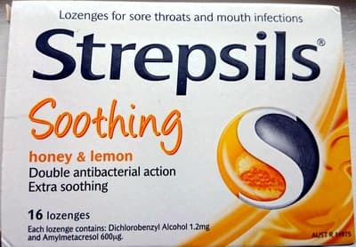 Strepsils Lozenges Honey Lemon