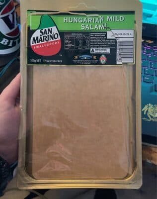 San Marina Smallgoods Hungarian Mild Salami