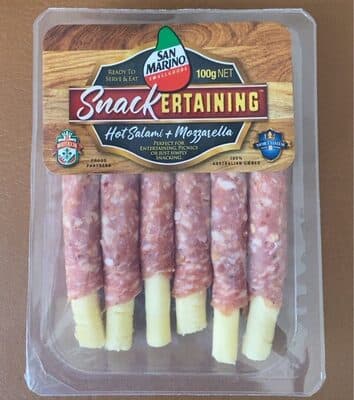 San Marino Hot Salami + Mozzarella