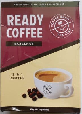 the Coffee Bean Tea Leaf Ready Coffee Hazelnut