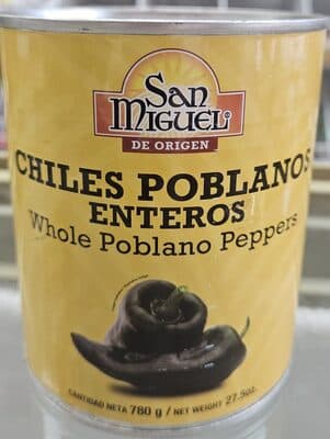 San Miguel Chiles Poblanos Enteros "san Miguel"