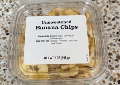Unsweetened Banana Chips
