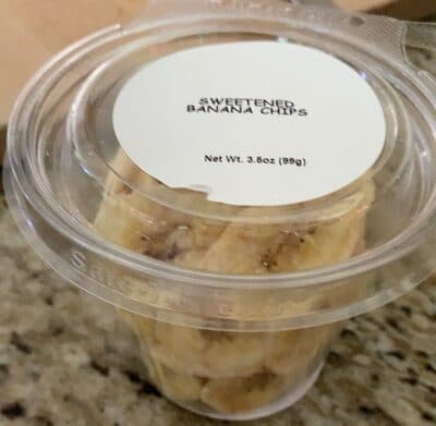 Sweetened Banana Chips