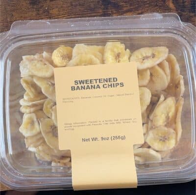 Torn & Glasser Sweetened Banana Chips