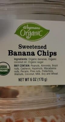 Wegmans Organic Banana Chips