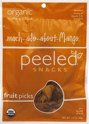 Peeled Snacks Much Ado About Mango Peeled Dried Mango