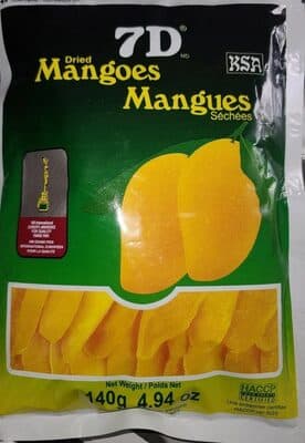 7D Dried Mangoes