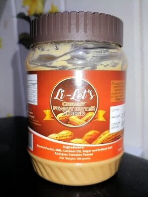 Li-let's Products Li-let's Creamy Peanut Butter Spread