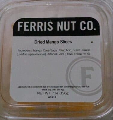 Ferris Dried Mango Slices