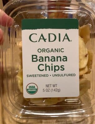 Cadia Organic Banana Chips