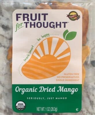 Fruit For Thought Organic Dried Mango