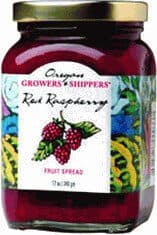 Oregon Growers Red Raspberry Fruit Spread