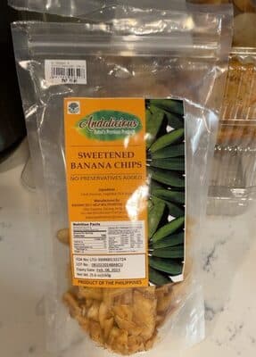 Sweetener Banana Chips