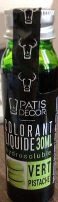 Patis Décor Colorant Liquide Vert