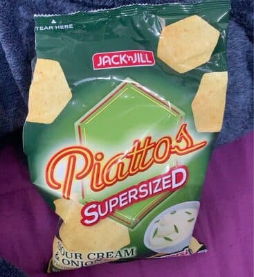 Jack 'N Jill Piattos Sour Cream and Onion
