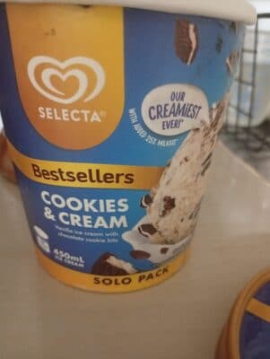 Selecta Cookies & Cream Ice Cream