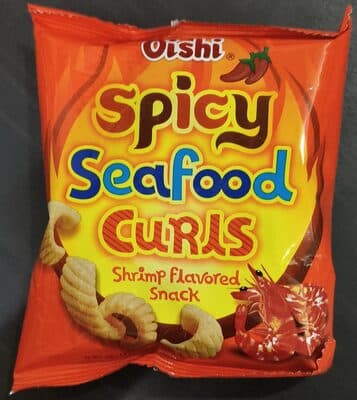 Oishi Spicy Seafood Curls