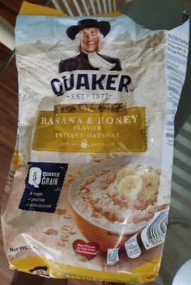 Quaker Instant Oats Banana and Honey