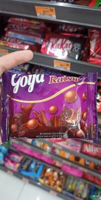 Goya Raisins Milk Chocolate