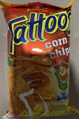 W.L. Foods Tattoos Corn Chips (Cheese Flavor)
