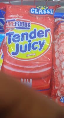 Pure Foods Classic Tender Juicy Hotdog
