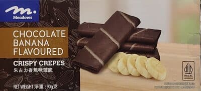 Meadows Chocolate Banana Flavoured Crisy Crepes