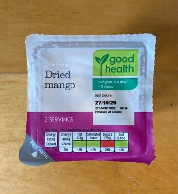 Waitrose Dried Mango