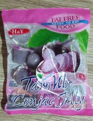 Taro Ube Conjac Jelly