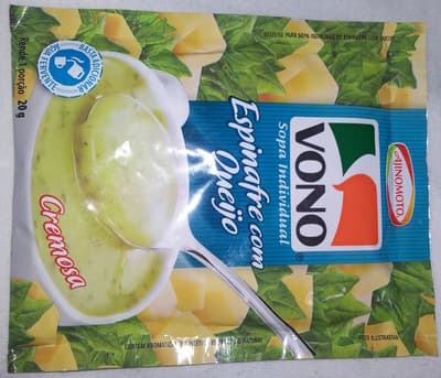 Ajinomoto Vono Espinafre Com Queijo