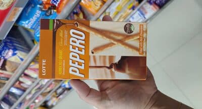 Lotte Pepero Filled with Rich Chocolate