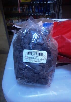 DARK Chocolate Compound Buttons