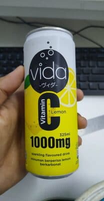Vida Vitamin C Lemon Sparkling Flavoured Drink